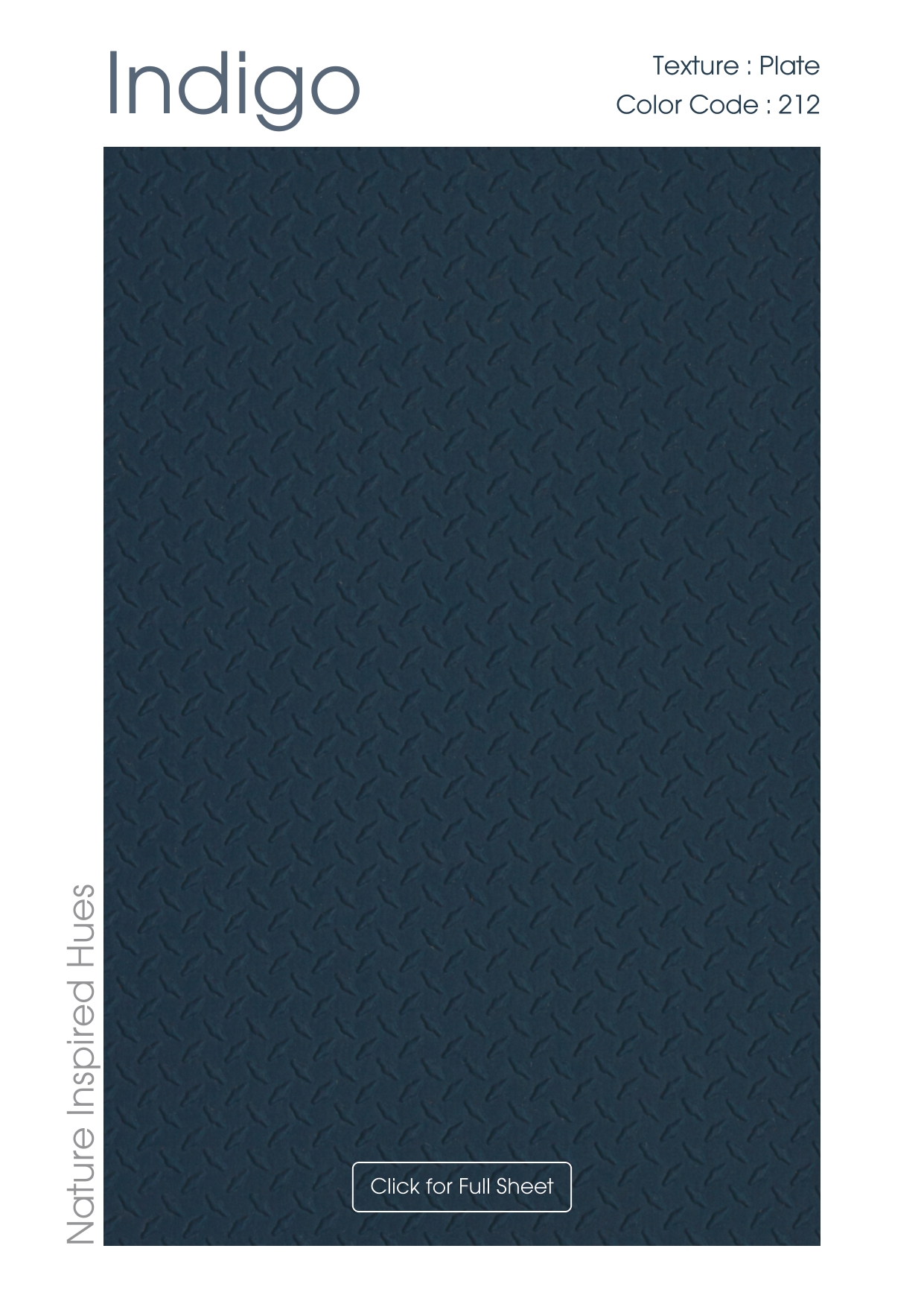 plate indigo