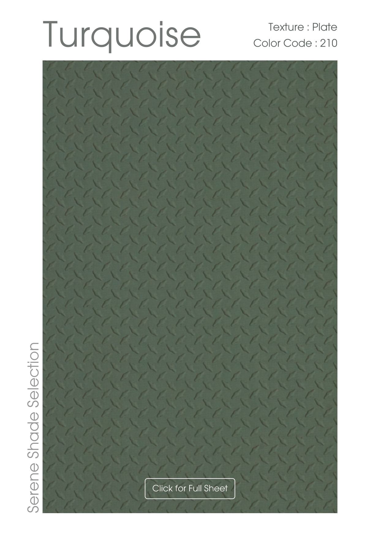 plate turquoise